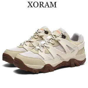 Popular low-top outdoor casual fashion versatile sneakers, non-slip large size men's shoes, hiking mesh breathable shoes, mountain climbing shoes, trail running shoes 2355