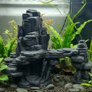 Aquarium Terrarium Rock Mountain Formation