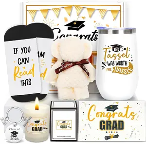 2026 Graduation Gifts, Congrats Gift Box Set, College High School Graduation Present, Grad Box with Tumbler for Her Him