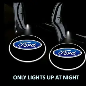 2PCS Car Door Logo Projector LED Lights, Vehicle Car Interior Accessory with Light Embellishments & Decoration, Compatible with Chevrolet, Toyota Corolla, Camry and more!