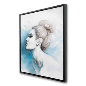 Begin Home Decor C1FC3648FO6LSC 36 x 48 in. Watercolor Abstract Girl Profile Canvas - Bedroom Decor