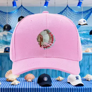 Native Pride New Leader Hat CapAdjustable Chief Head Indian Warrior Feathers Retro Fun Truck Driver Baseball Hat