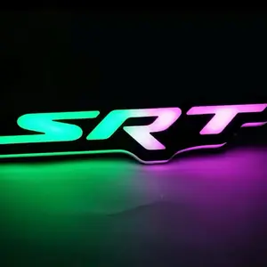 LED SRT Grill Emblem RGB - Colorful Illumination for Your Vehicle's Exterior