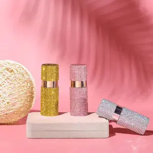 Rhinestone Decorated Spray Bottle, 60ml Press-Type Perfume Refillable Bottle, Travel Portable Spray Bottle, Travel Size, Convenient for Women, Available in Three Colors