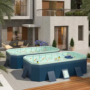 Durable Rectangular Above-Ground Swimming Pool for Adults & Kids – Leak-Proof, Heavy-Duty, Quick Assembly