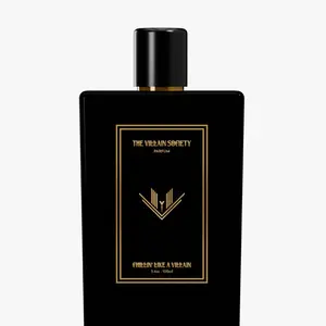 The Villain Society Chillin' Like a Villain Unisex Luxury EDP 30% Concentrated Long Lasting Warm Addictive Scent with Citrus Notes Woody Amber Blend