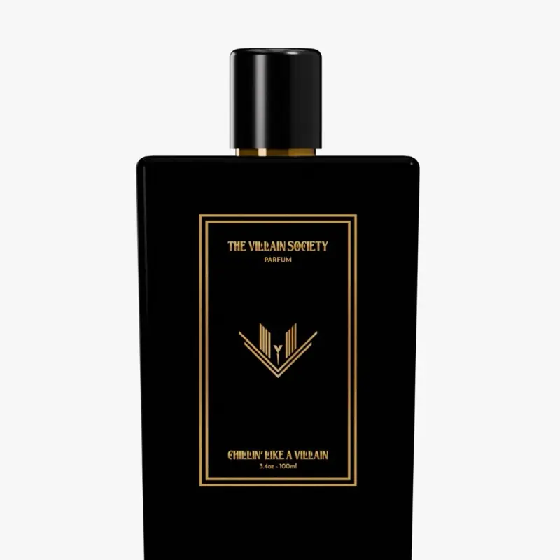 The Villain Society Chillin' Like a Villain Unisex Luxury EDP 30% Concentrated Long Lasting Warm Addictive Scent with Citrus Notes Woody Amber Blend