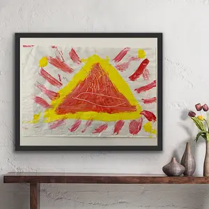 Sun is shining - Painting, Acrylic on paper, 2021 (13x19")