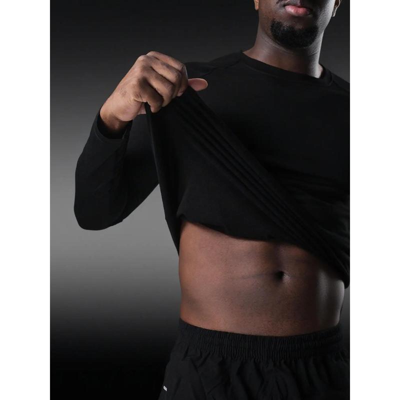 Dreamland 2pcs/4pcs Men's Winter Compression High Stretch Thermal Underwear Fall Clothes Long Pants,Breathable Quick Dry Warm Long Sleeve Tops And Pants, Outdoor Recreation, Fitness & Running, Inner Thermal Shirt