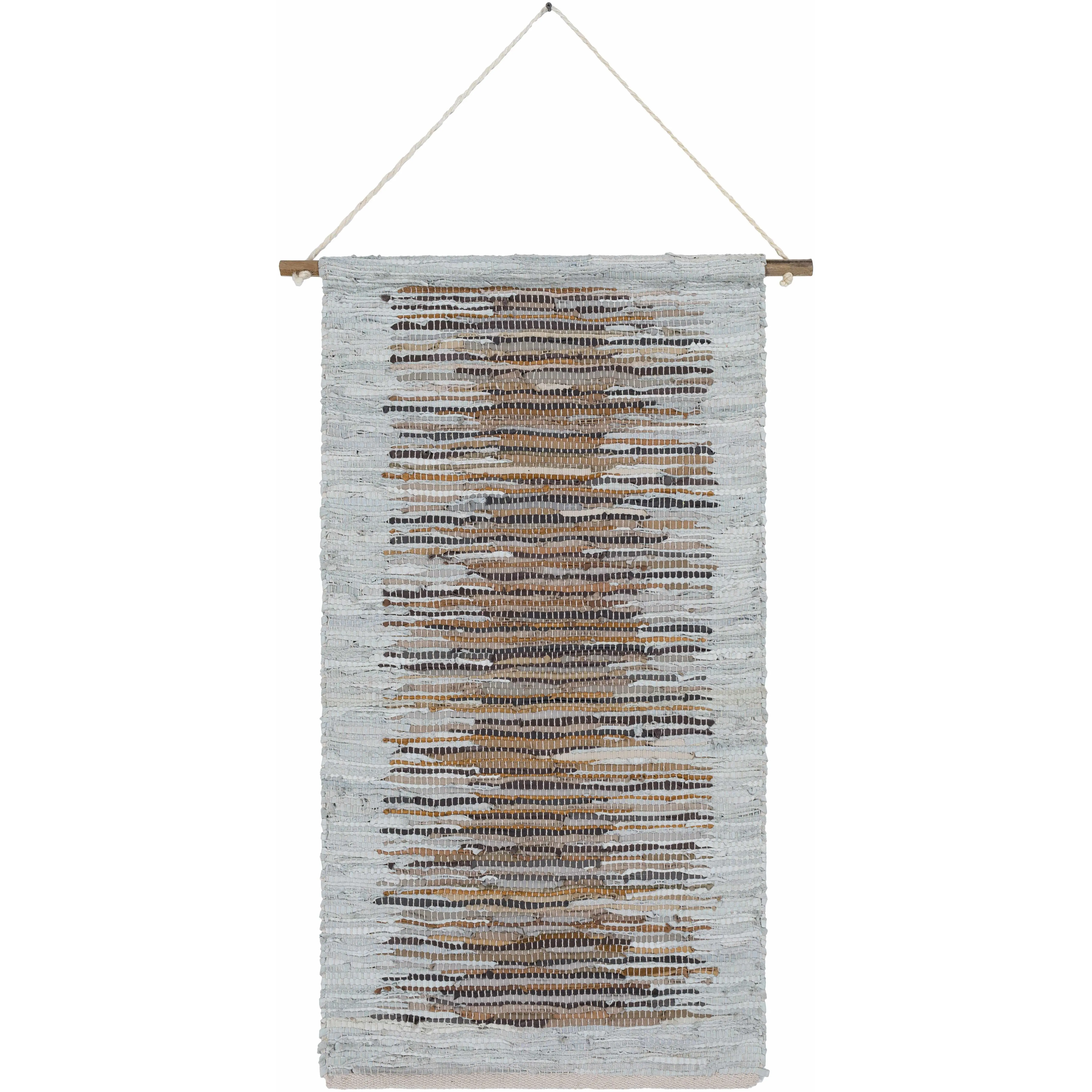 Statenville Neutral Woven Wall Hanging Tapestry - Home Decor for Interior Spaces