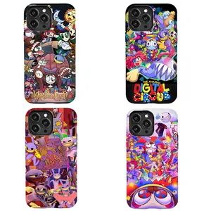 Pomni & Jax Digital Circus Phone Cases,Suitable for iPhone 17/16/15/14/13/12/11 Pro Max/Plusand Samsung Galaxy S23-25, shock-absorbing