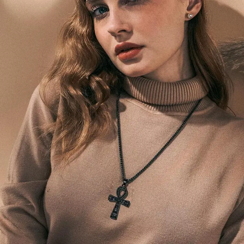 Egyptian Ankh Cross Pendant Personalized Custom Necklace Ancient Egyptian Coptic Cross Hypoallergenic Stainless Steel Necklace Amulet Jewelry Gift for Men WomenGift Egyptian Ankh Cross Pendant Personalized Custom Necklace Ancient Egyptian Coptic Cross Hypoallergenic Stainless Steel Necklace Amulet Jewelry Gift for Men WomenGift