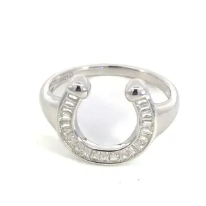 Make it Happen ring Horseshoe Ring 925 Sterling Silver
