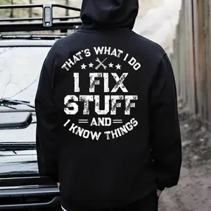That’s What I Do I Fix Stuff And I Know Things – Funny Blue Collar Mechanic T-Shirt, Working Man Hoodie, Gen X Trade Sweatshirt Hoodie - Sweatshirt