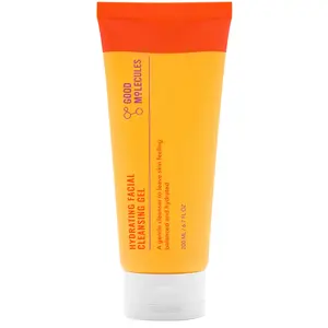 Good Molecules Hydrating Facial Cleansing Gel – Rosewater & Pineapple Face Wash, Gentle Brightening Cleanser, Moisturize & Cleanse, 200ml