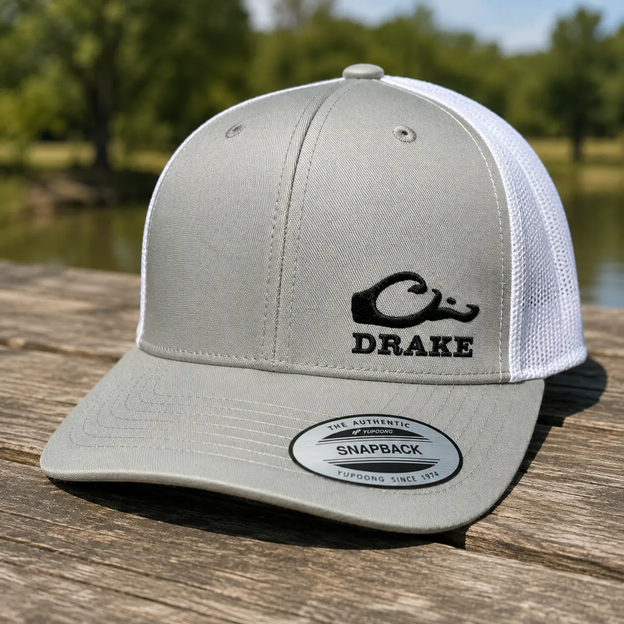 Drake Logo Embroidered Trucker Hat, Old School  Snapback Cap