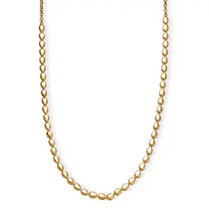 Dewdrop Necklace in 18K Yellow Gold Plated Bronze 18-20 Inches