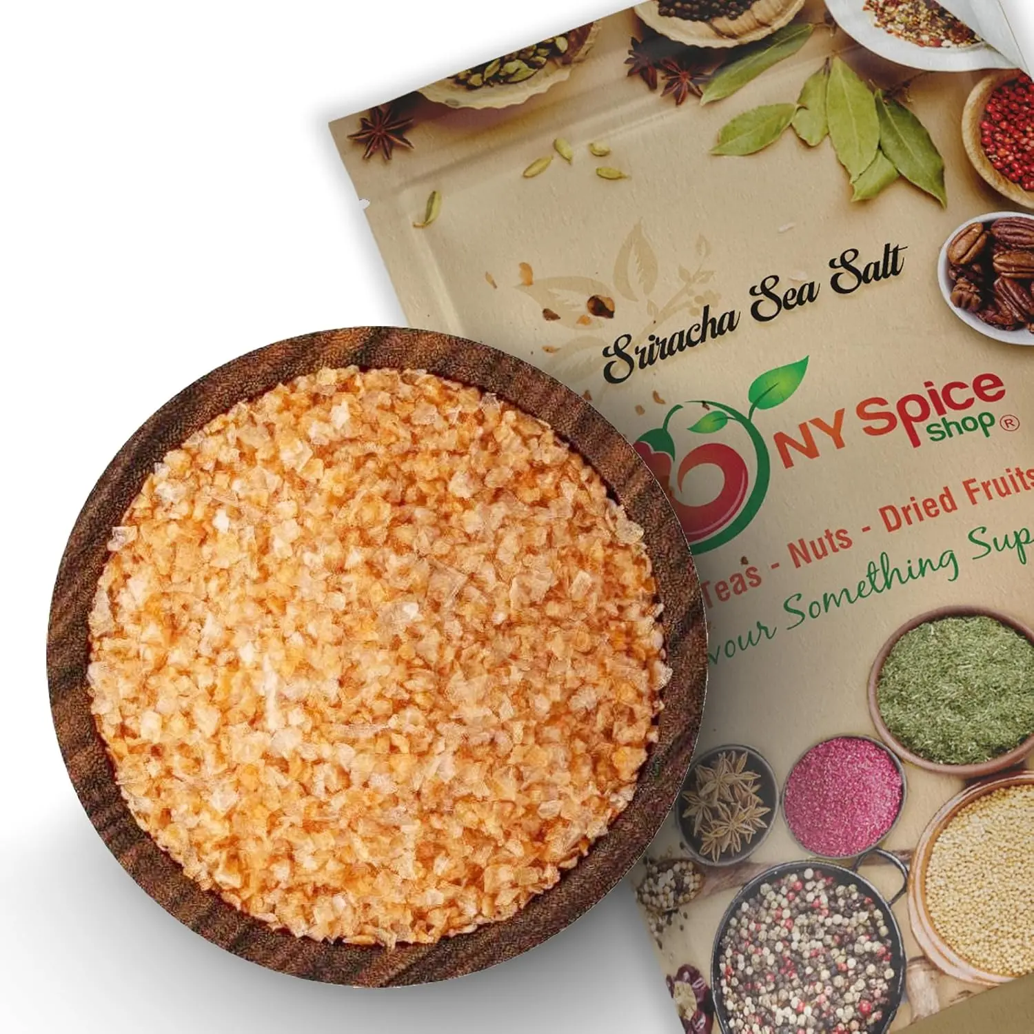 NY Spice Shop Sriracha Sea Salt - Seasoning Powder for Scrambled Eggs, Stir-Fries, Noodles & Pizza - Ideal for Versatile Cooking