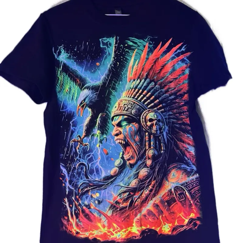 Guerrero Enojado T-shirt for Men - Graphic Design, Suitable for Men, Casual Style, Ideal for Lifestyle Wear - Menswear, Top Tshirt