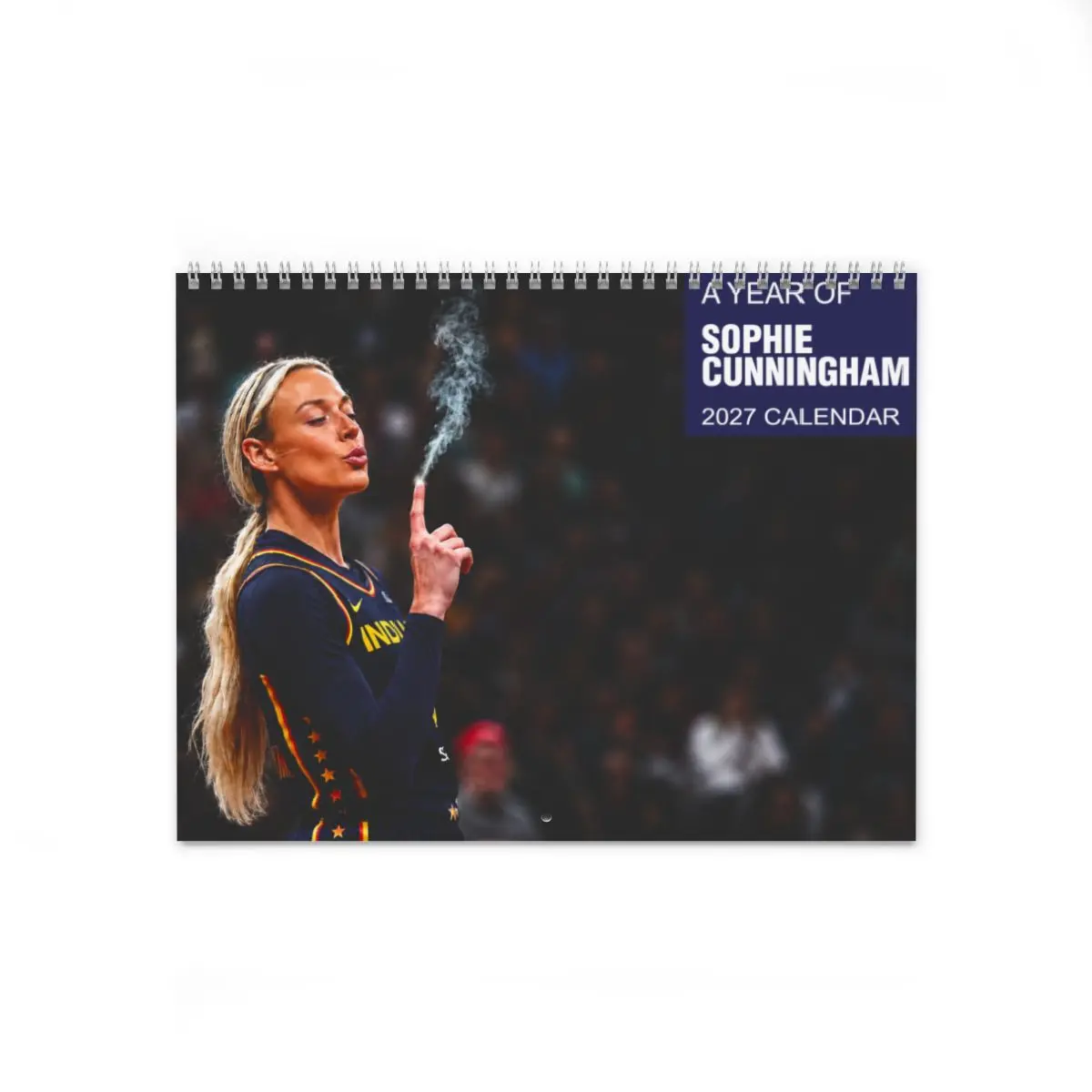 Sophie Calendar, Sophie Calendar 2027 2026 – Sophie Cunningham Gift, Retro Basketball Calendar