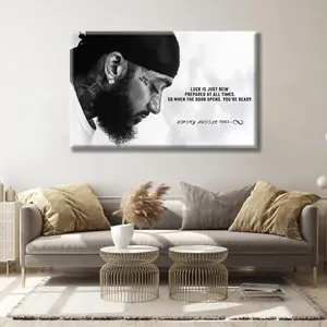 BonAirChurch Nipseyy Husslee Quotes  Wall Art | Rap Music | Nipseyy Husslee | Rap Music Lovers | Black Friday & Halloween Sale