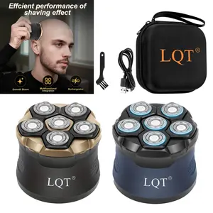 Head Shavers for Bald Men: Upgraded Detachable HeadShaver - IPX7 Waterproof Wet or Dry Electric Razor for Men ，  Rechargeable Shaving Grooming Kit  Charge，barber equipment