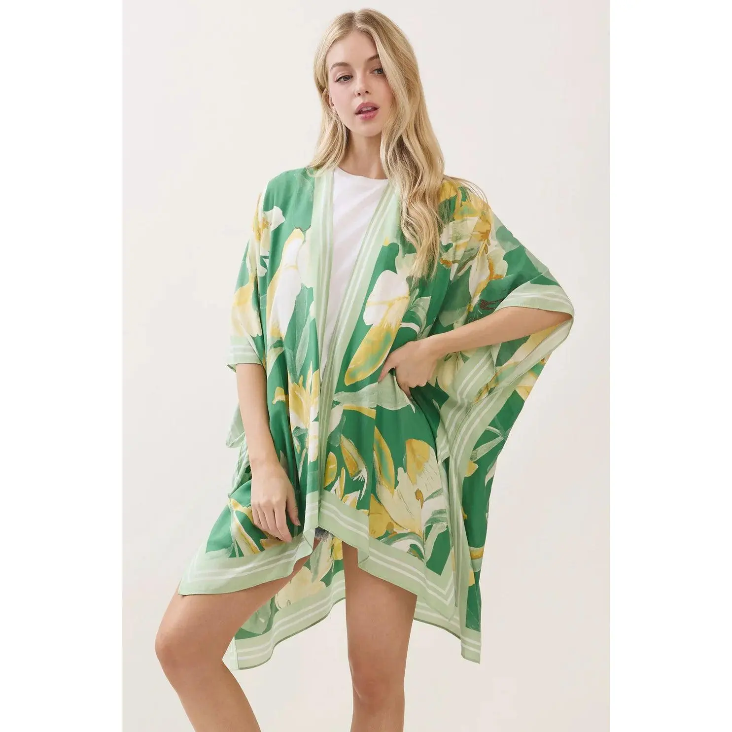 7.13.26 Duster  GG tropical cotton floral OS