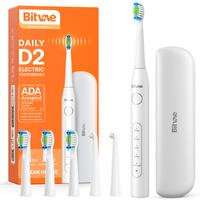 D2 Electric Toothbrush 4 Heads + 2 Interdental