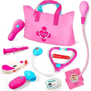 Doctor Kit for Toddlers 3-5 - Preschool Pretend Play Medical Kit with Stethoscope, Blood Pressure Cuff and Carrying Bag- Dress Up Toys for Kids Ages 3+ Years