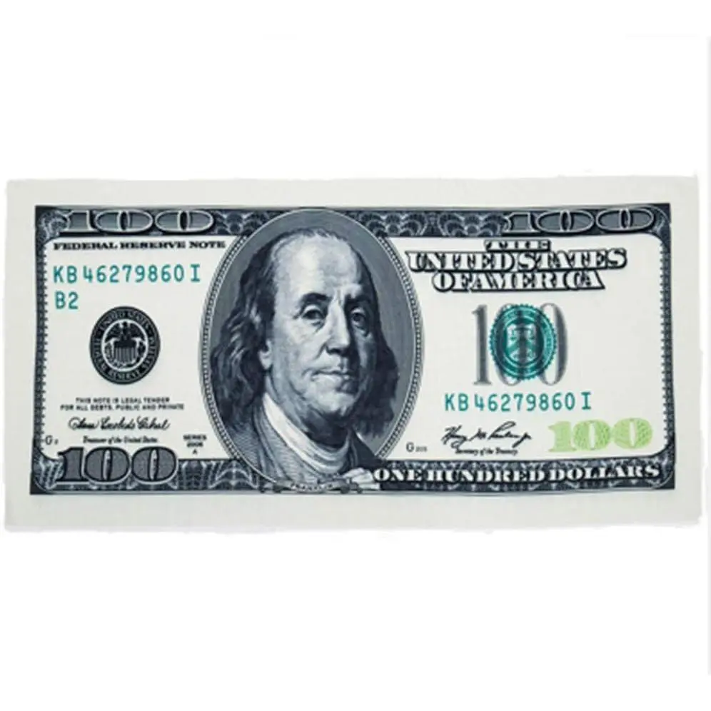 100 Dollar Bills Beach Towel for Adults | Kids,  Large Beach Towels for Beach Swimming Pool Sunbathing, Plush Fabric