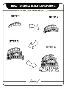 How to Draw Italy Landmarks: A Step-by-Step Guide to Drawing Famous Italian Icons