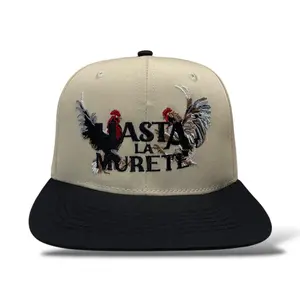 Roosters Embroidered Snapback Baseball Cap – Flat Brim