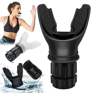 Portable Breathing Trainer with Adjustable Resistance, Lung Training Device for Endurance & Strength, Lightweight Fitness Tool for Home Workout