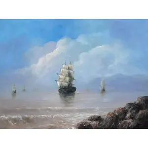 Three Ships | 48”x36” inches oil on canvas
