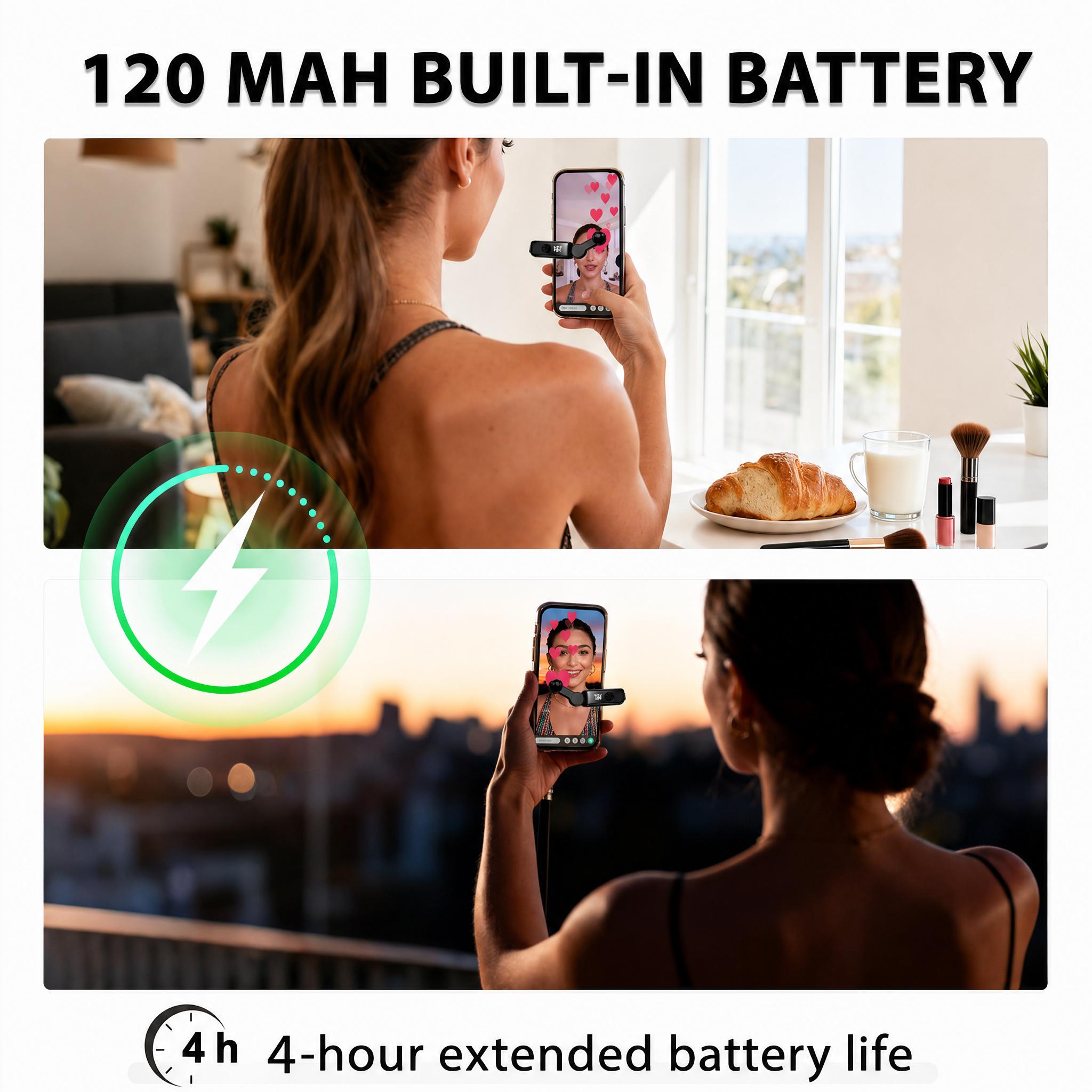 2026 Auto Clicker Adjustable-Speed Phone Tapper Silent Wireless Portable Fast-Click Device 120mAh Battery 8 Hours Use No Bluetooth Pairing Ideal for TikTok Instagram Live Games