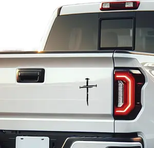 Cross of Nails Christian Vinyl Decal Sticker for Cars, Trucks, Laptops, Jesus Christ, Religious, Window Decal Sticker
