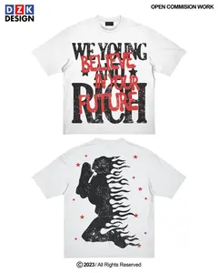 Y2K Graphic We young and rich Personalize Printed Oversized Tshirt 121