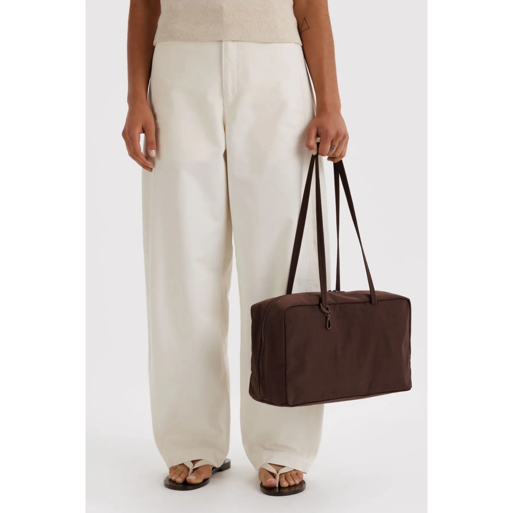 Medium Nylon Bowler Bag