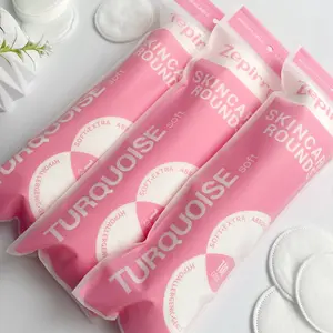 200/600pcs disposable high-quality circular makeup cotton pads for cleansing, moisturizing, and makeup removal. Soft and skin friendly pads suitable for all skin types. Facial makeup, cleaning, and care tools. Portable size 6 * 6cm