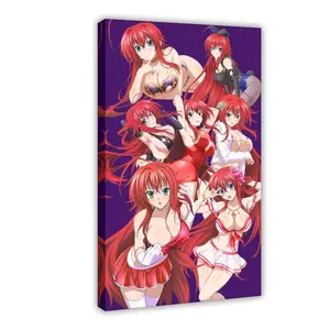 High School DxD Anime Poster 7 bedroom canvas posters, hall wall art, bathroom canvas posters, home poster decoration
