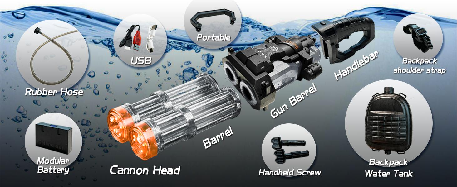 Talgic Gatlin Water Toy for summer, best for summer outdoor pool party, water series