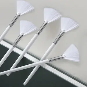 DIY Face Mask Brush Set with Soft Bristles, Includes Soft Fan Brush and Acid Applicator Brush, Essential Makeup Tools for Skincare, Cosmetic Brushes