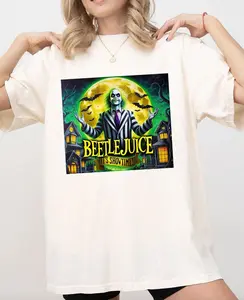 Beetlejuice Shirt, Beetle Juice Shirt, Friends Horror Characters Shirt, It's Show Time Horror Movie Characters Shirt, Horror Movie Shirt