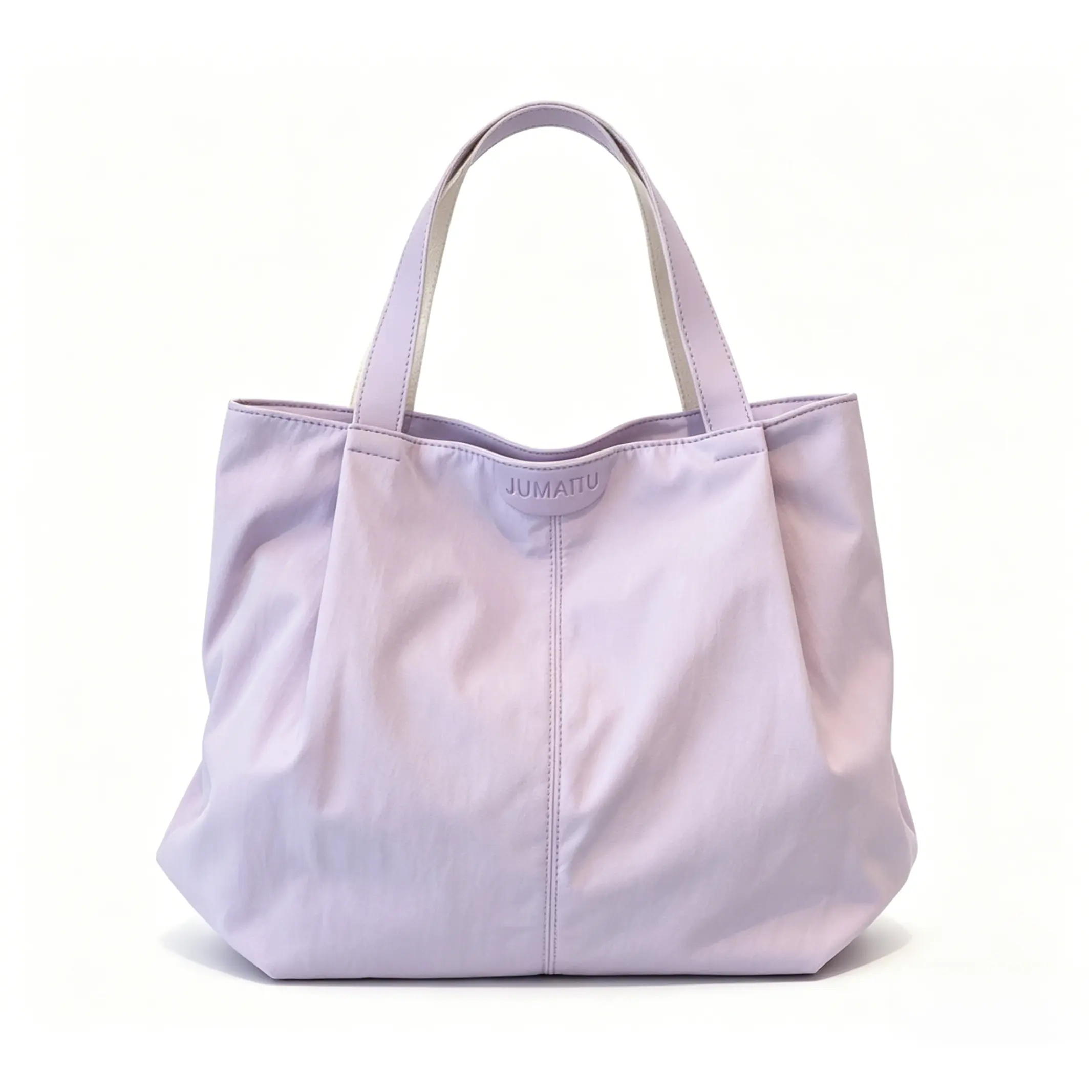 Solid Color Tote Bag - Summer Lightweight Nylon Canvas Bag- Large capacity commuting, leisure and versatile
