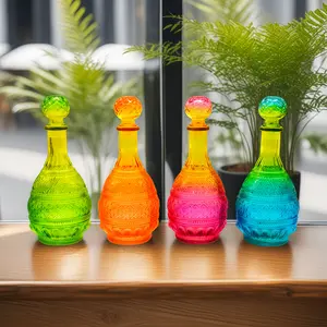 Liquor Decanter, Glass Spirits Decanter with Airtight Stopper, Whiskey Vodka Bourbon Decanter Bottle for Gift, Home, Bar, Party Decor, 34oz/1000ml Clear