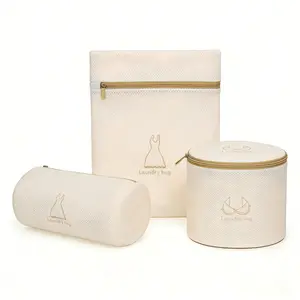 Embroidered thickened laundry bags, machine wash essential. Prevents deformation & tangling. Safely washes bras, skirts, pants. Keeps delicates like new—easy, worry-free daily use.