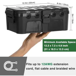 Flemoon Caja eléctrica grande para exteriores .