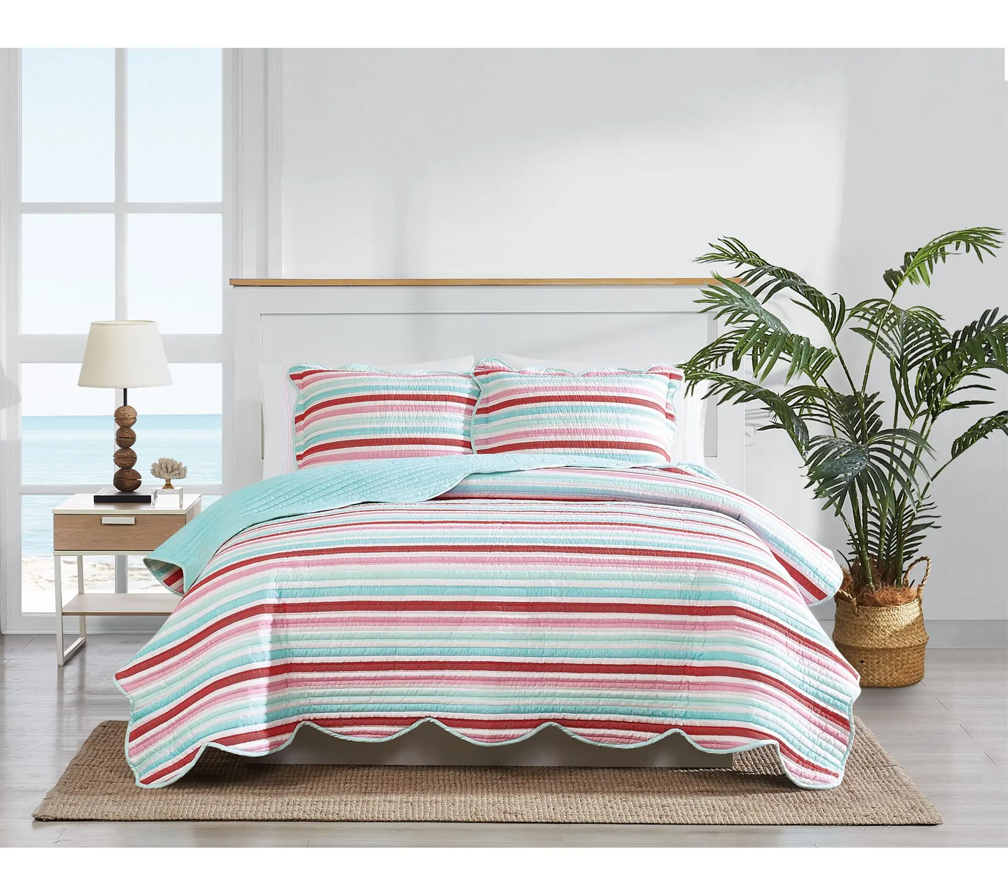 SCOUT Popsicle Road King Quilt Set