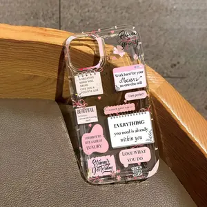 Inspirational Quotes Energy Warm Mood Phone Case, Comfortable Touch, for iPhone 17 Air/16 Plus/15 Pro Max/14 Pro/13/12/11 Full Protection Shockproof Phone Case/Suitable as a Gift for Family or Friends/QNK57