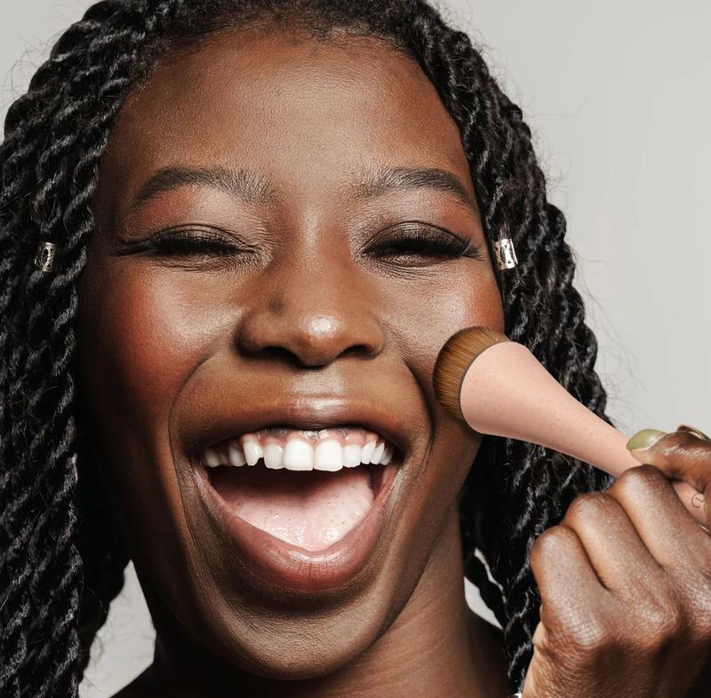 EcoTools 360 Ultimate Blend Makeup Brush Kit for Cream Liquid & Powder Foundation Blush & Bronzer Vegan Cruelty-Free 3 Piece Set for Flawless Application